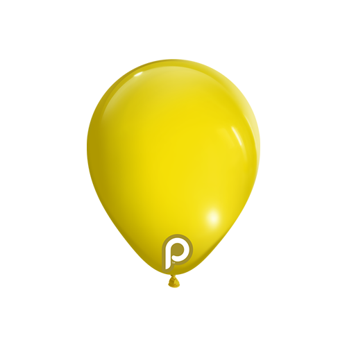 [PL-YELLO-5] 100 Ballons 5" Yellow - Prima