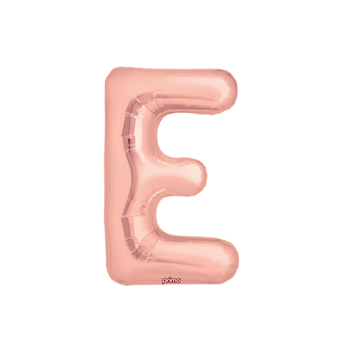 [PF-RGDE-16] Poche de 2 Alu 16" lettre E Rose Gold - Prima