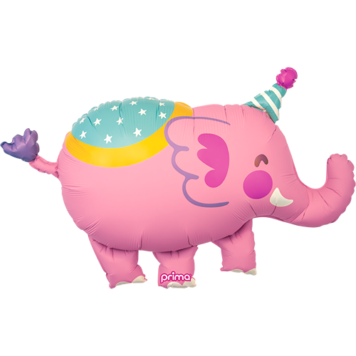 [PF-CESS-39] 1 alu 39" Forme Circus Pink Elephant- Prima
