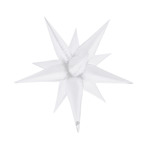 [PD-0141-26] 26" White Satin Starburst - Prima