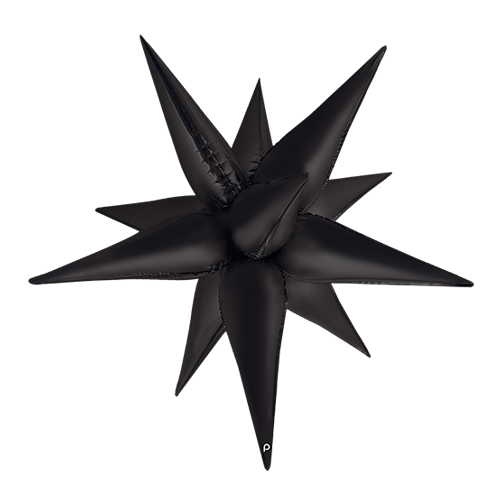 [PD-0140-40] 40" Black Satin Starburst - Prima