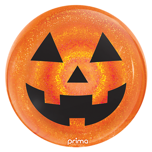 [PS-JOGL-20] 20" Sphère Jack-o'-lantern Orange Glitter - Prima
