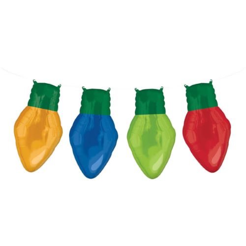 [4211401] Christmas Lights Balloon Set