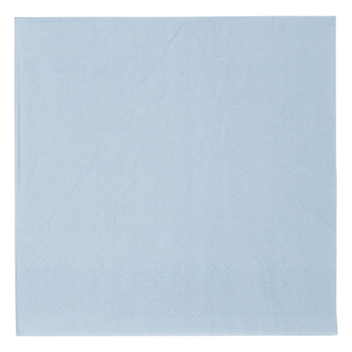 [9918284] Lot de 20 Serviettes Décor Bleu 33cm