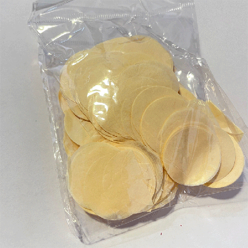 [B525BY] Confetti Papier 2.5Cm Jaune Sachet 14G - Borosino - FDS