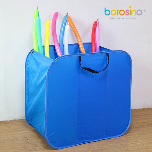 [B654] Sac De Rangement Carré Bleu Ballons – Borosino - FDS
