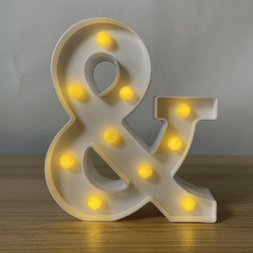 [B926-&] Lettre Esperluette “&” Lumineuse Led – Borosino