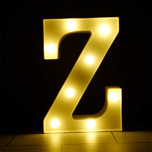 [B926-Z] Lettre Z Lumineuse Led – Borosino