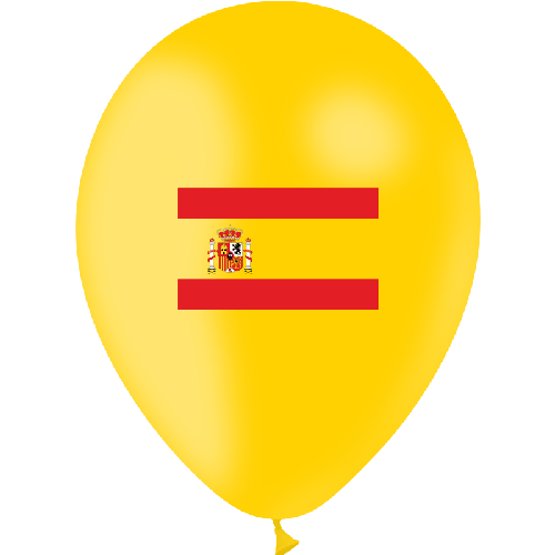 [GBS02ESP] 10 Bal Drapeau Espagne 1F/2C - FDS