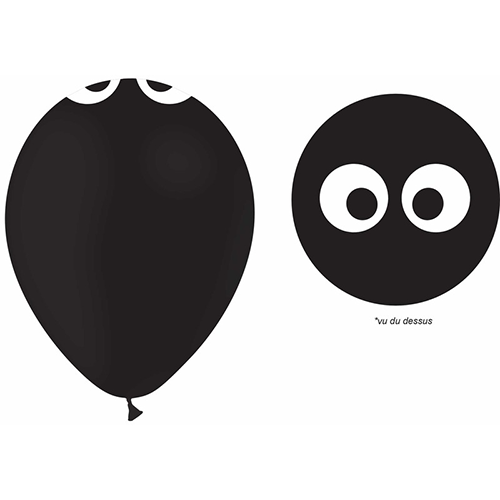 [OEILTOP] 50 Balloons 5" Printed Eye on Top