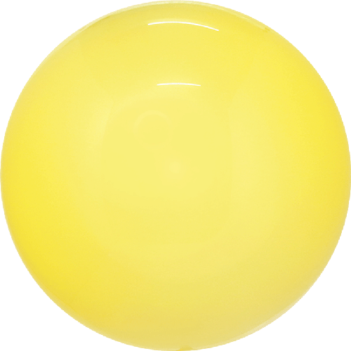 [BBQ005-3] Macaroon Bubble 18" Jaune - FDS