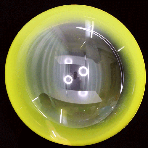 [BBQ013-1] Gradient Donut Bubble 18" Jaune - FDS