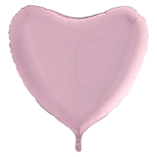 [G09022PP] Coeur Rose Pastel 9" - Grabo