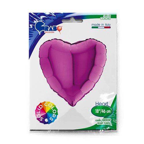 [G18005P-P] Coeur Violet 18"  - Grabo