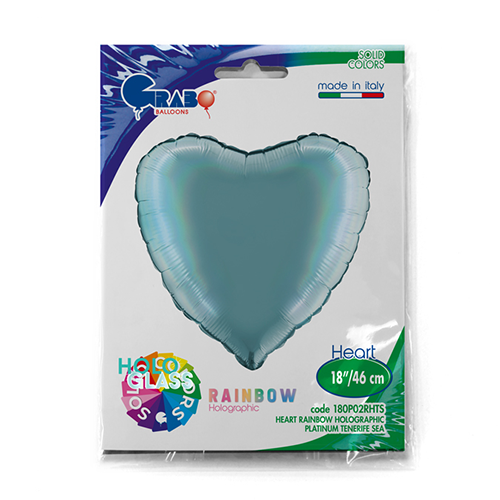 [G180P02RHTS-P] Coeur Holo Platinum Tenerife Sea 18" - Grabo