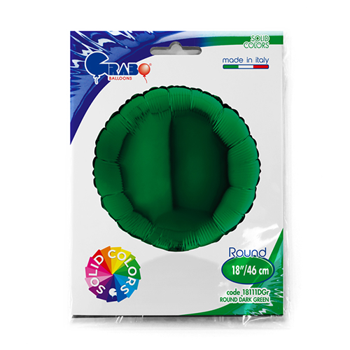 [G18111DGR-P] Rond Vert Fonce 18"  - Grabo