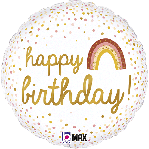 [G26166P-P] Boho Birthday 18" - Grabo