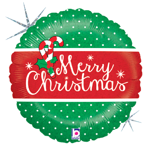 [G32200H] Candy Cane Christmas 9" - Grabo