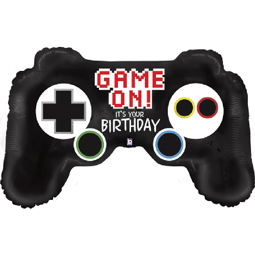 [G35020-P] Game Controller Birthday 36" Single - Grabo