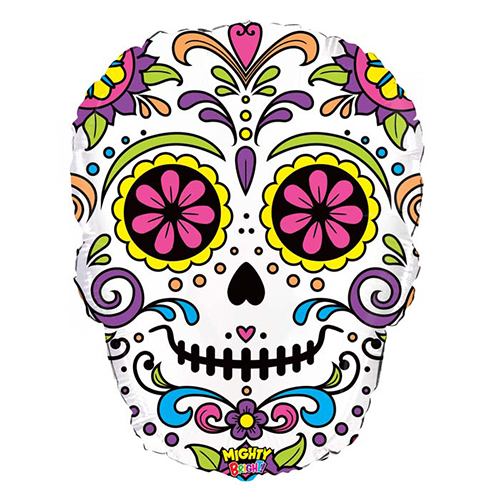 [G35183WE-P] Mighty Sugar Skull 27" - Grabo