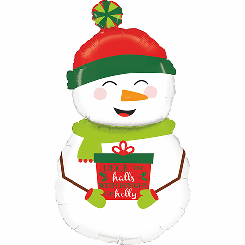 [G35386-P] Bonhomme De Neige Holiday 40" - Grabo