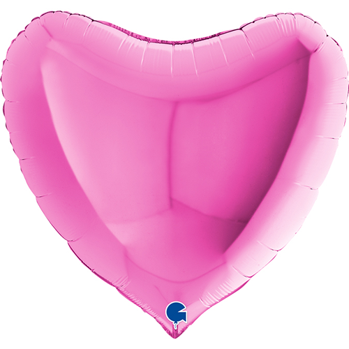 [G36001F] Coeur Fuchsia 36" Vrac - Grabo