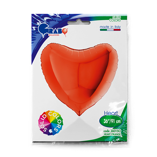 [G36015O-P] Coeur Orange 36" - Grabo