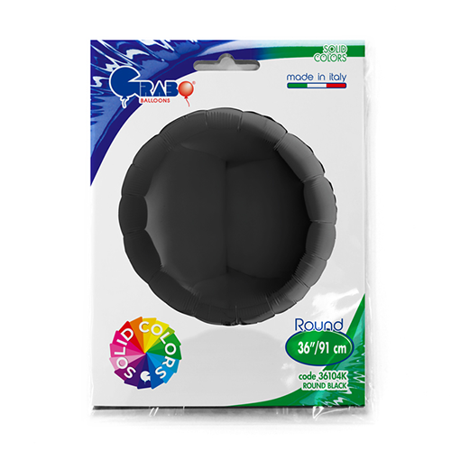 [G36104K-P] Rond Noir 36" - Grabo