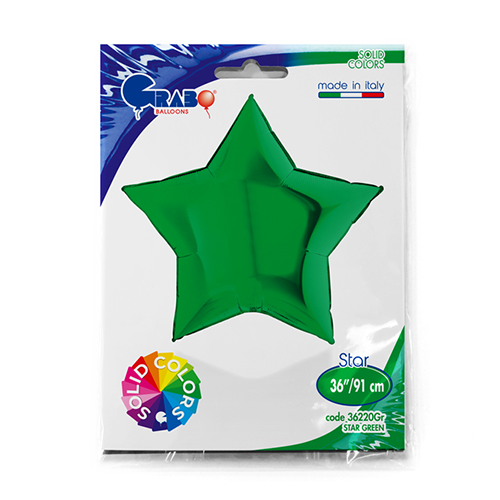 [G36220GR-P] Étoile Vert 36" - Grabo