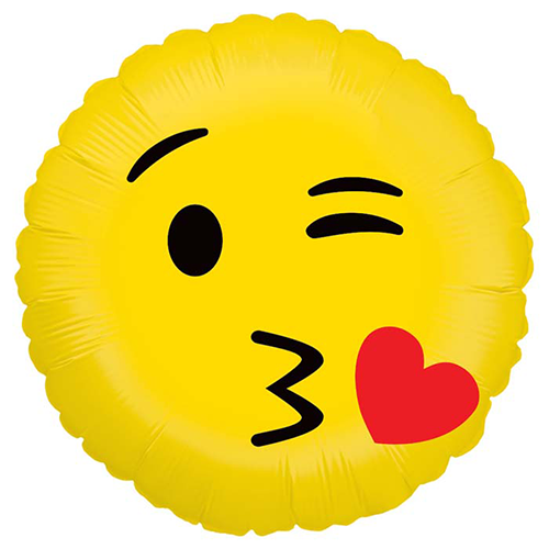 [G36505P-P] Emoji Kiss 18" - Grabo