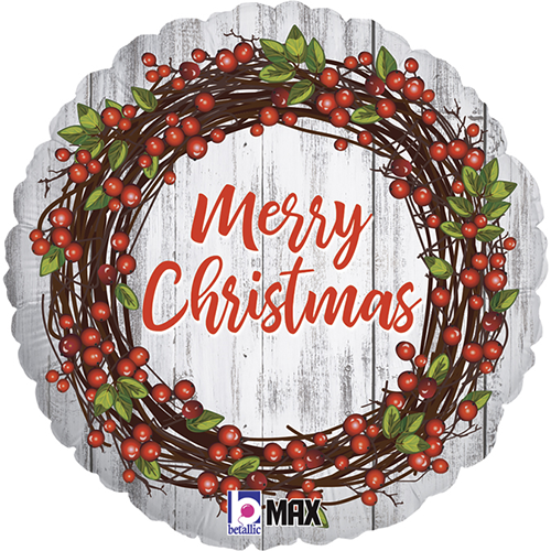 [G36913P-P] Rustic Christmas 18" - Grabo