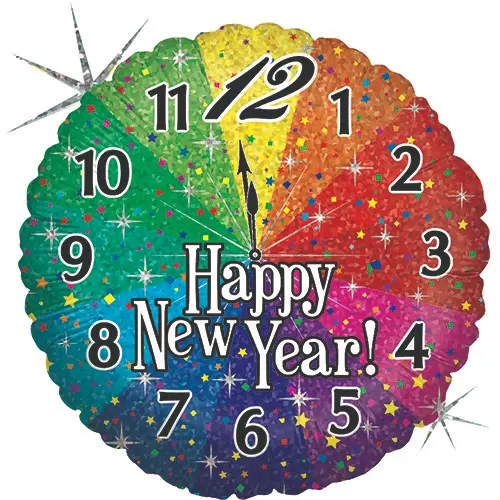 [G86635H-P] Bonne Annee Holo 18" - Grabo