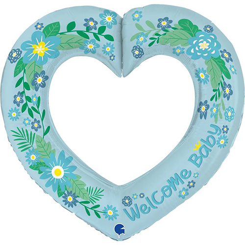 [GG72083-P] Linky Heart 41" Baby Boy - Grabo