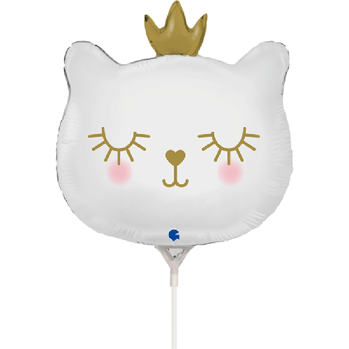 [GG72098] Cat Princess White Mini 14" Vrac - Grabo