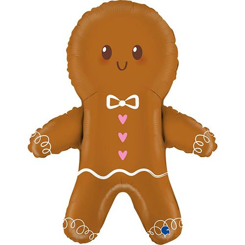 [GG72113-P] Cute Gingerbread Man 29" - Grabo