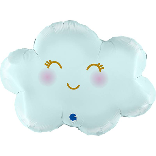 [GG72119-P] Cloud Satin Pastel Blue 30" - Grabo