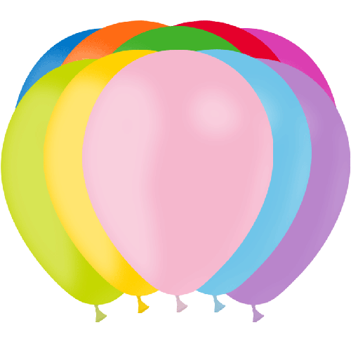 [HG112-50] 50 Ballons 12" Standard Assortis - Balloonia