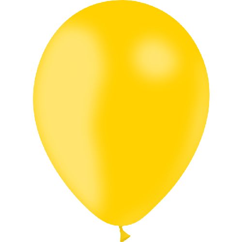 [HG112-50P23] 50 Ballons 12" Standard Jaune D'Or - Balloonia