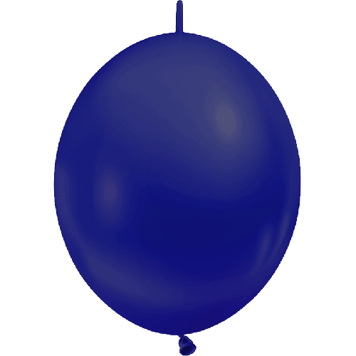 [HG12L-50P35] 50 Ballons Deco Link 12" Standard Bleu Marine - Balloonia