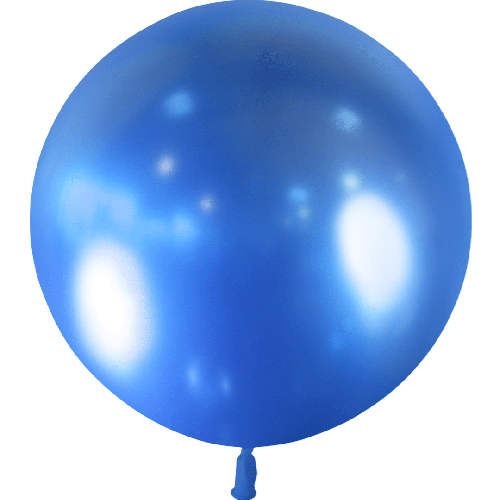 [HG2-B04] Ballon 2' Bleu Brillant - Balloonia