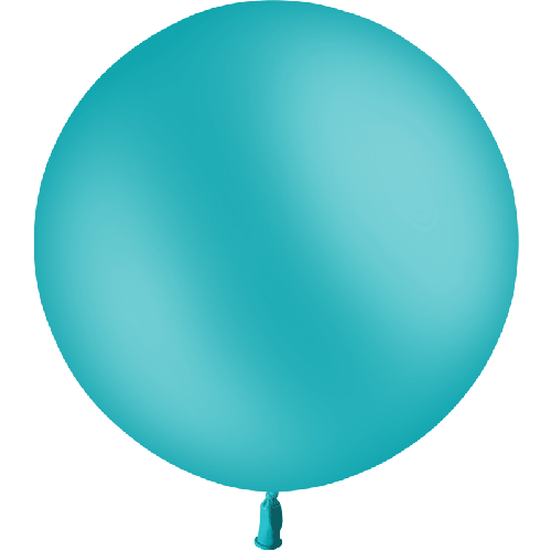 [HG3-P43] 1 Latex  Standard Turquoise 3' (90cm) Vrac - Balloonia