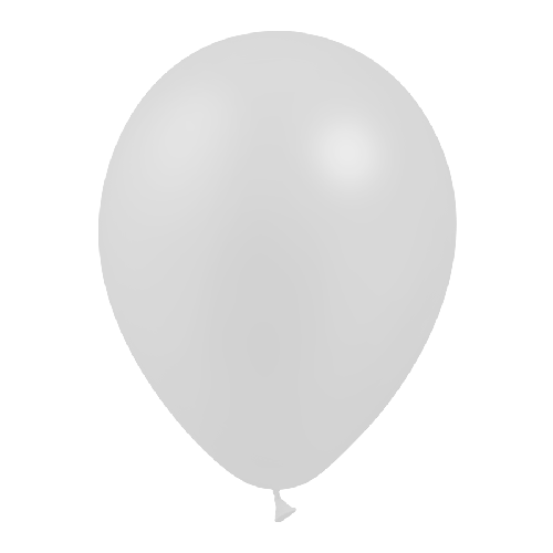 [HG45M-25M93] 25 Ballons Argent  5" Metal - Balloonia