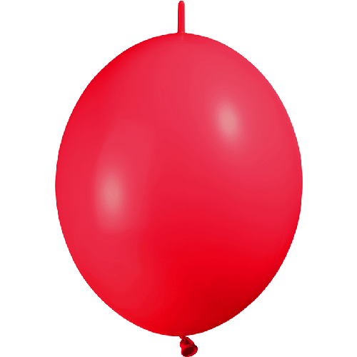 [HG6LP25] 100 Ballons Deco Link 6" Standard Rouge - Balloonia