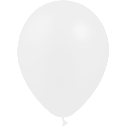 [HG95M96] 100 Ballons 11" Metal Blanc - Balloonia