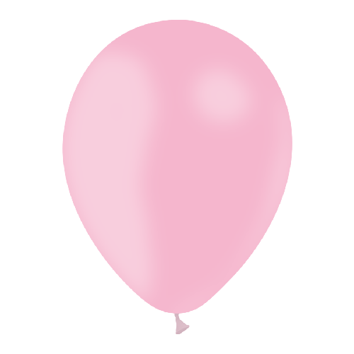 [HG95P28] 100 BALLONS LATEX 11" ( 28cm ) STANDARD ROSE BONBON