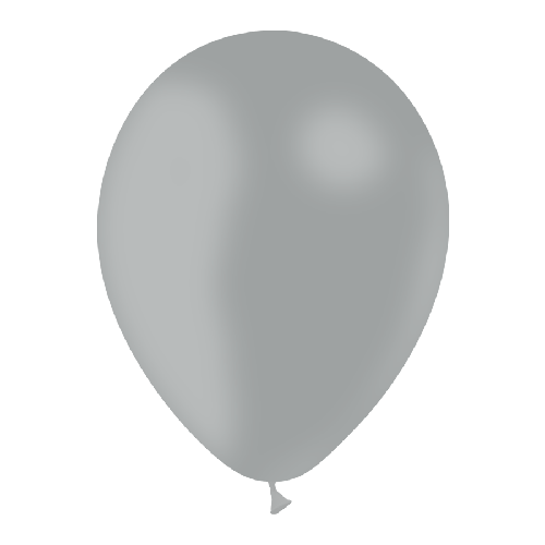 [HG95P44] 100 BALLONS LATEX 11" ( 28cm ) STANDARD GRIS