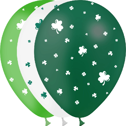 [U45001] 8 Ballons 12" Trèfles – Balloonia