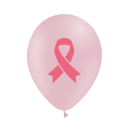 [U80001] 8 Bal 12" Hg95 Logo Noeud Rose Hélium - Balloonia