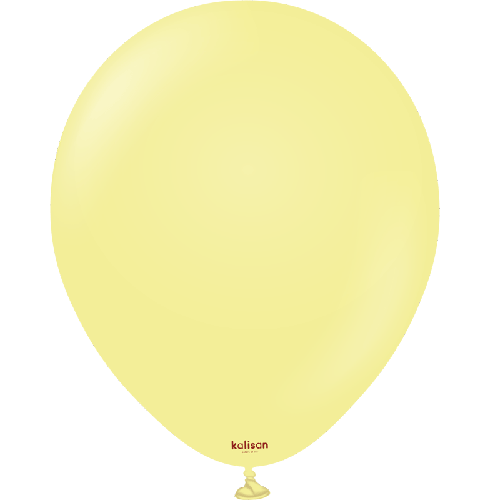 [10530051] 5" Macaron Yellow 100ct - Kalisan