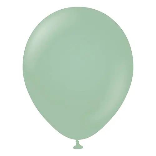 [11280071] 12" retro winter green 100ct - Kalisan